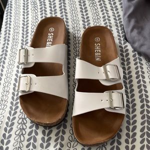 White slides from Shein